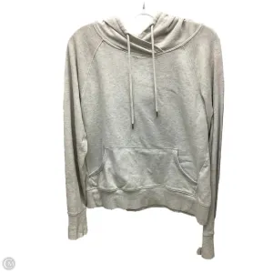Sweatshirt Hoodie By Victorias Secret In Grey, Size: M LayeredNeckline Warm Fit