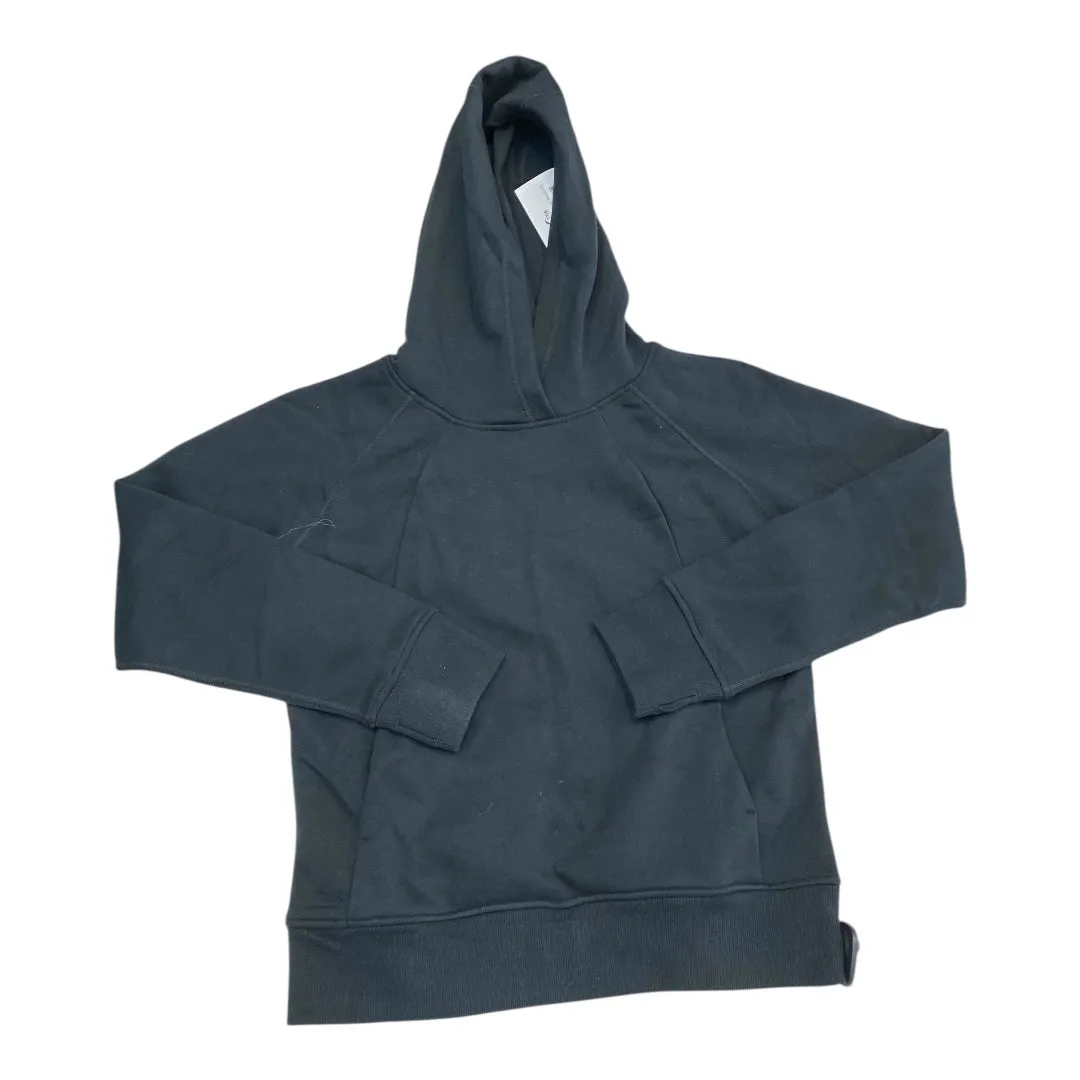 Athletic Sweatshirt Hoodie By Zyia In Black, Size:S MatteFinishTexture Insulated Jacket