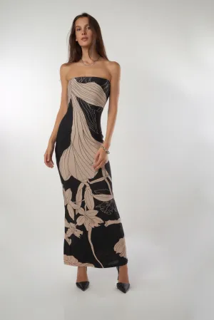 Robe maxi sans bretelles - CD4214E - (E-A16) Day-to-evening wear