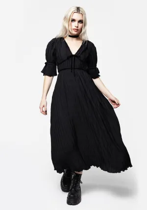 Belial Crinkle Velour Ribbon Midaxi Dress The elegant design of this maxi dress adds a refined touch to your wardrobe without being overly complicated Morning Mist