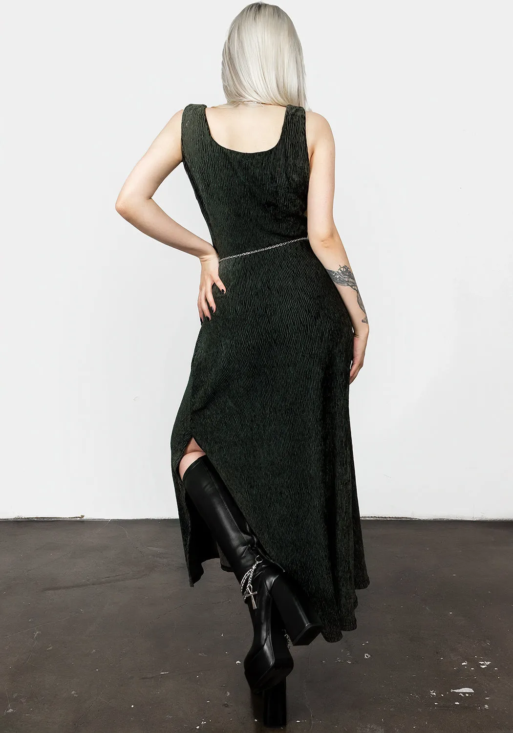 Thekla Dress with Charm Belt Sand Beige