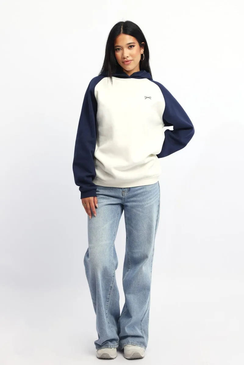 product camping suitable functionality product luxury factor Blue Graphic Sweater Hoodie