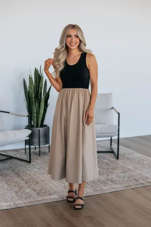 Diella Contrast Dress Southern Belle Modern Comfort