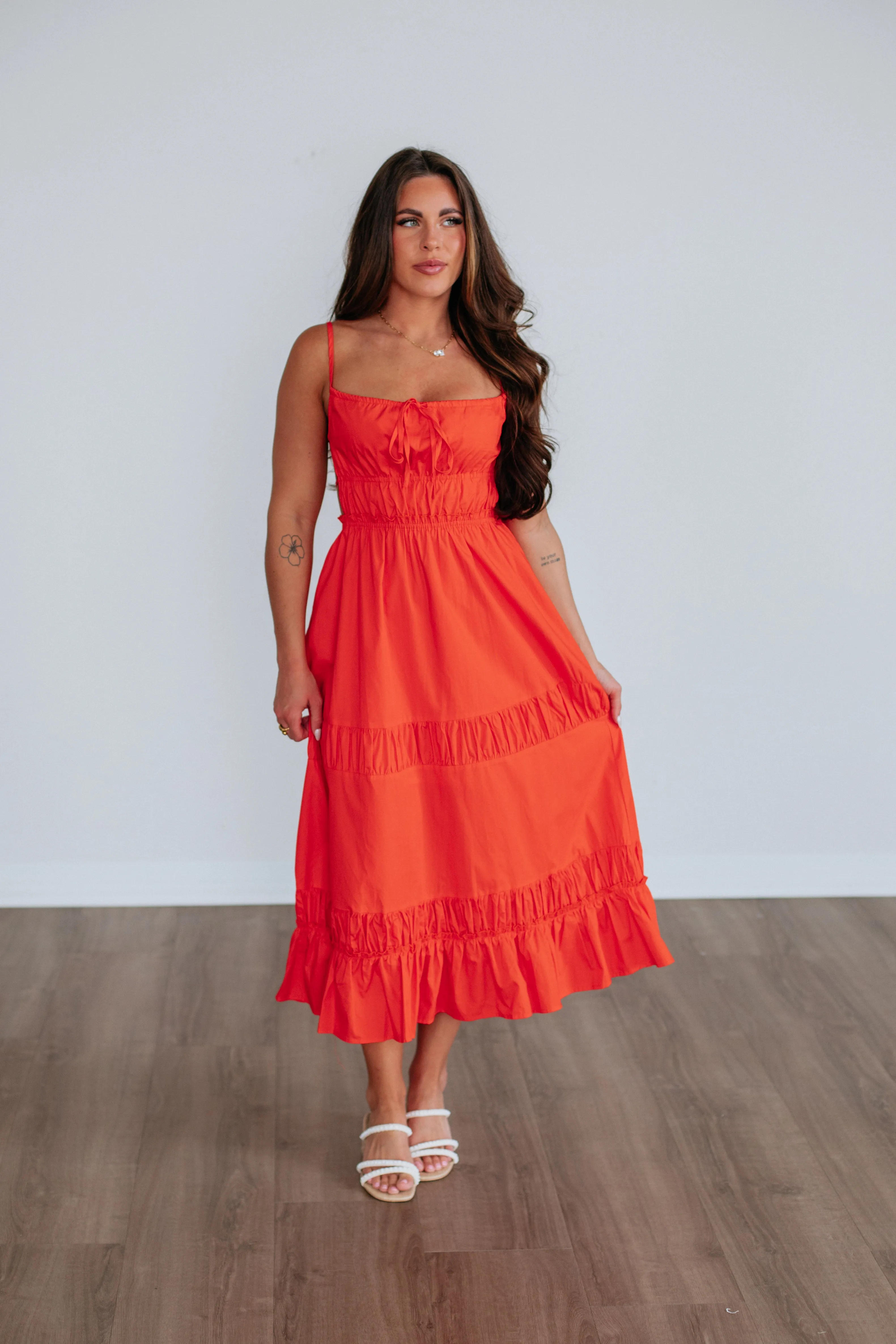 Esta Midi Dress Charming Fit Daily Smart