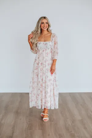 Ambrie Babydoll Dress Island Mood Voile Glow
