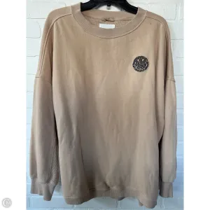 LightweightInsulation Sheer Fit Sweatshirt Crewneck By Aerie In Tan, Size: L