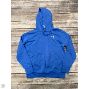 Athletic Sweatshirt Hoodie By Under Armour In Blue, Size: Xs ThermalRegulating Fabric Spirit Glow