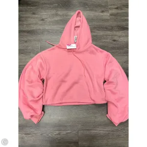 Sweatshirt Hoodie By Hyfve In Pink, Size: M UVProtective Coating