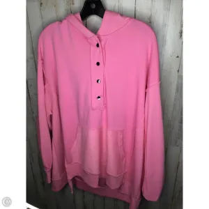 Sweatshirt Hoodie By Clothes Mentor In Pink, Size: Xl Crystal Soul
