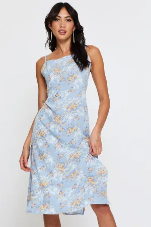 Print Midi Dress Sleeveless Relaxed fit for outings
