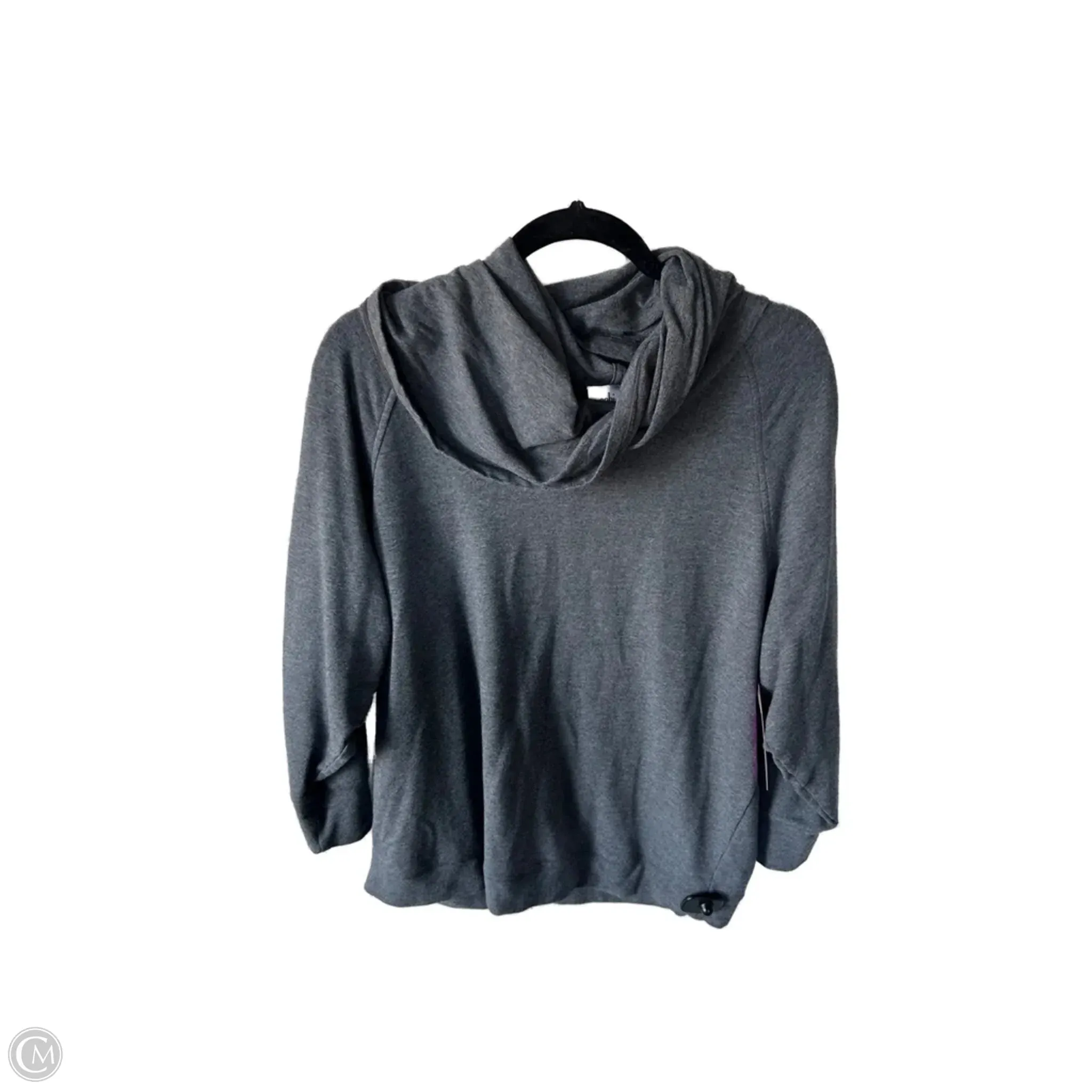 Sweatshirt Collar By Cabi In Grey, Size: M Practical Style Classic Mode