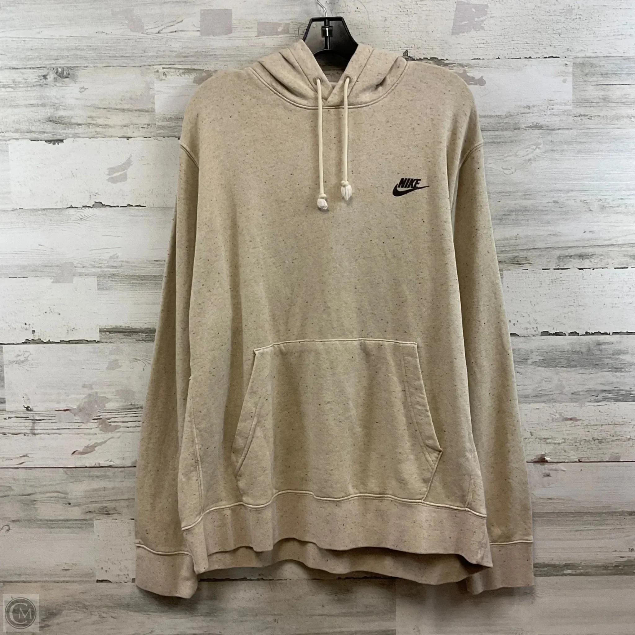 Noble Core Athletic Sweatshirt Hoodie By Nike In Beige, Size: Xl