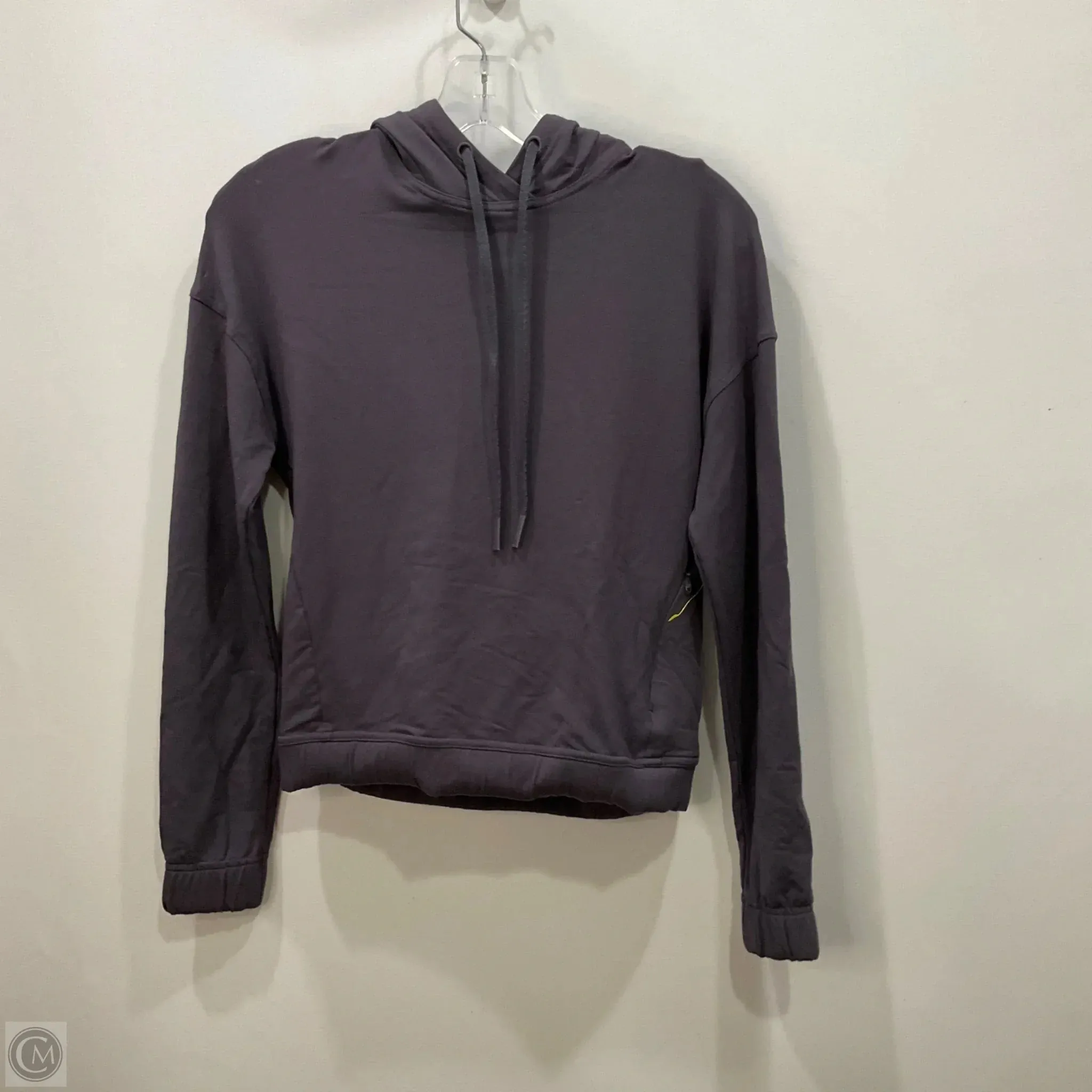 Jewel tone Comfortable Fashion Sweatshirt Hoodie By Lululemon In Grey, Size: 2