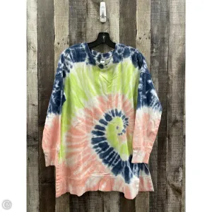 Focus Mood Sweatshirt Crewneck By Old Navy In Tie Dye Print, Size: S
