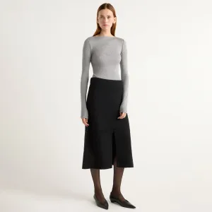 Lora Organic Cotton-Wool Skirt Fashion Forward Simple Outfit