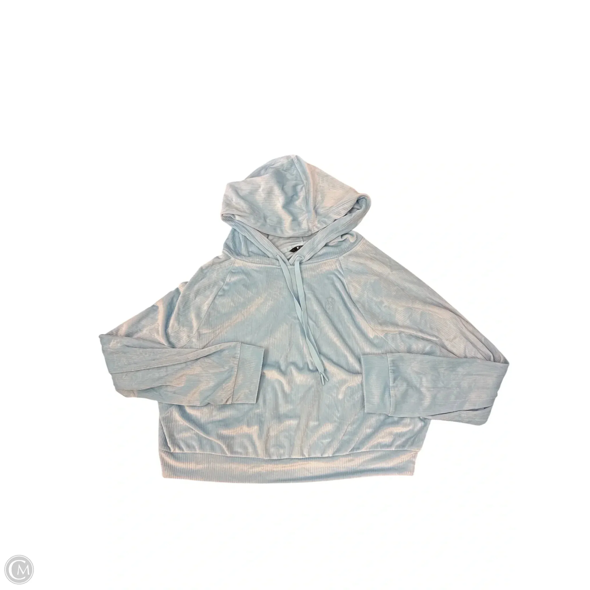 Sweatshirt Hoodie By Victorias Secret In Blue, Size: L Active clothing