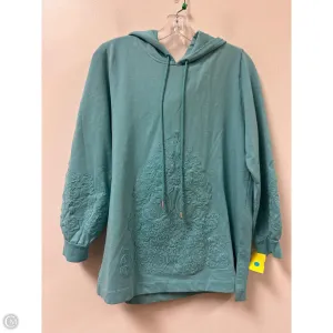 Sweatshirt Hoodie By Soft Surroundings In Blue, Size: Xsp ChafeFree Design Weekend Wear