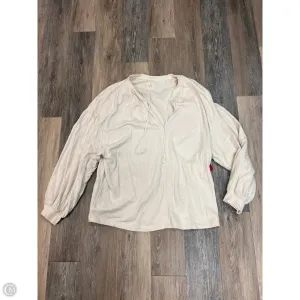 Sheer Fit Sweatshirt Collar By Aerie In Cream, Size: Xxl