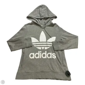 Athletic Sweatshirt Hoodie By Adidas In Grey, Size: M Fashion Layers Urban Wear