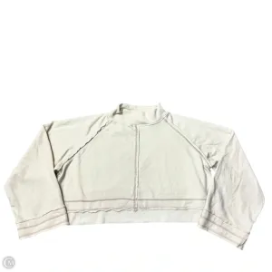Sweatshirt Crewneck By Daily Practice By Anthropologie In Cream & Pink, Size: M Global Glow Matte Fit