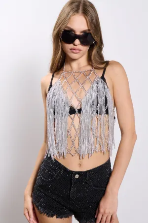 I CAN SEE THE FUTURE METAL CHAIN TOP Street Smooth