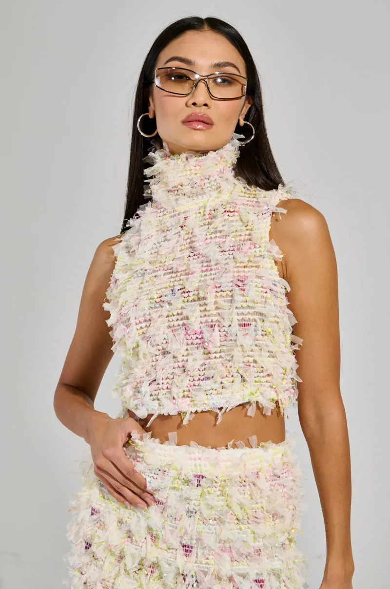 SWEET LIKE CANDY SLEEVELESS TOP rear line