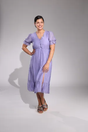 Midi Dress | LILAC | 0107C1 New Yorker