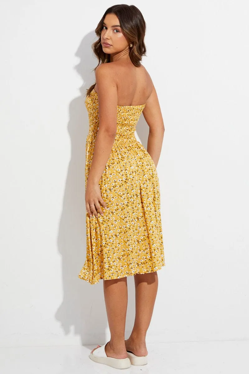 yoga session Print Maxi Skirt High Rise