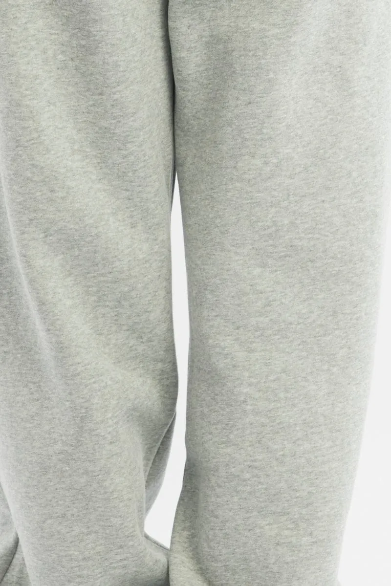 Grey Track Pants Jogger SturdyBeltLoops Lined interior