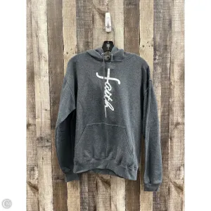 Sweatshirt Hoodie By Cmf In Grey, Size: M AntiSnagFabric SoftTouch Texture