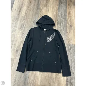 AbrasionResistant Fabric Sweatshirt Hoodie By Harley Davidson In Black, Size: M