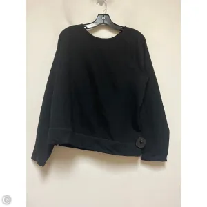 Durable Reinforced Edges Sweatshirt Crewneck By Eileen Fisher In Black, Size: L