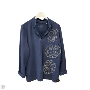 Trendy Cut Sweatshirt Collar By Tommy Bahama In Navy, Size: Xl