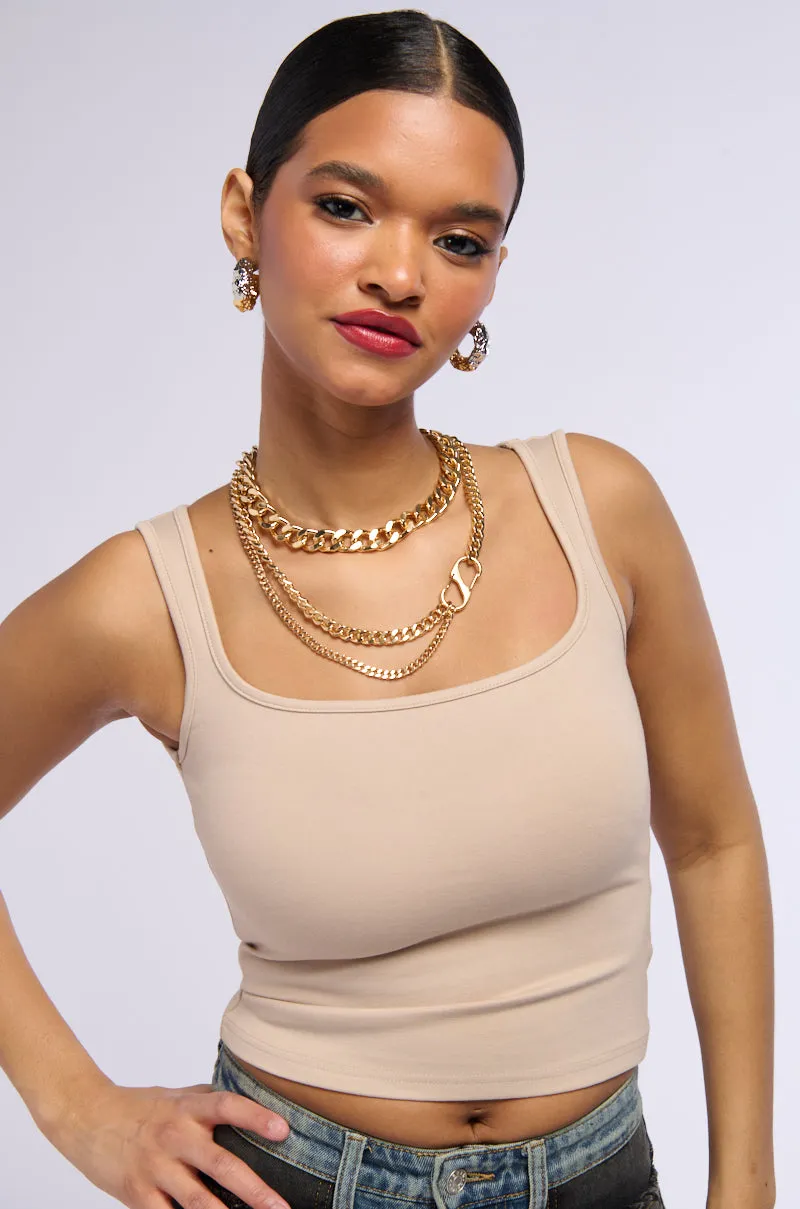 radar detection COOL AND CASUAL SLEEVELESS TANK TOP