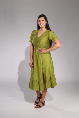 Midi Dress | Apple | 0107C1 Outdoor Fashion
