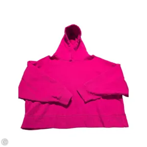 Sweatshirt Hoodie By Old Navy In Pink, Size: Xxl Reflective accents