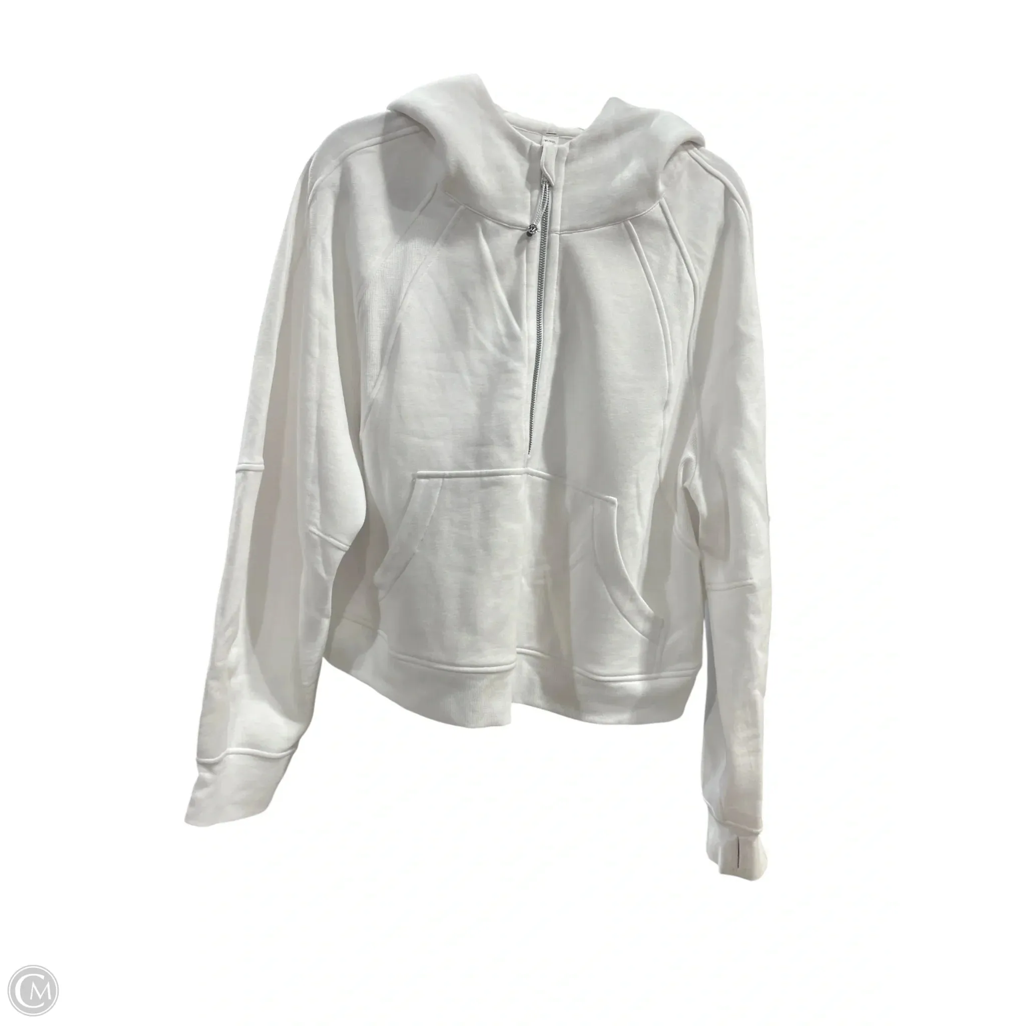 Layered Paneling VentilatedKnit Athletic Sweatshirt Hoodie By Lululemon In White