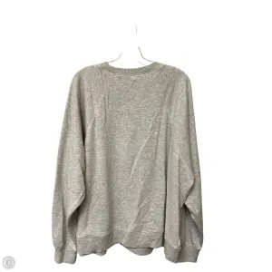 Training Fit HighElasticity Fiber Sweatshirt Crewneck By Anthropologie In Grey, Size: 2x