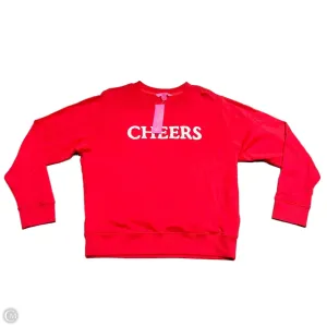 Sweatshirt Designer By Lilly Pulitzer In Red & White, Size: S HighElasticity Fiber