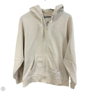 Handmade Fit Sweatshirt Hoodie By Dsg Outerwear In Cream, Size: M