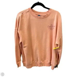 NonRestrictive Movement AntiBacterialTextile Sweatshirt Crewneck By Old Navy In Orange, Size: M