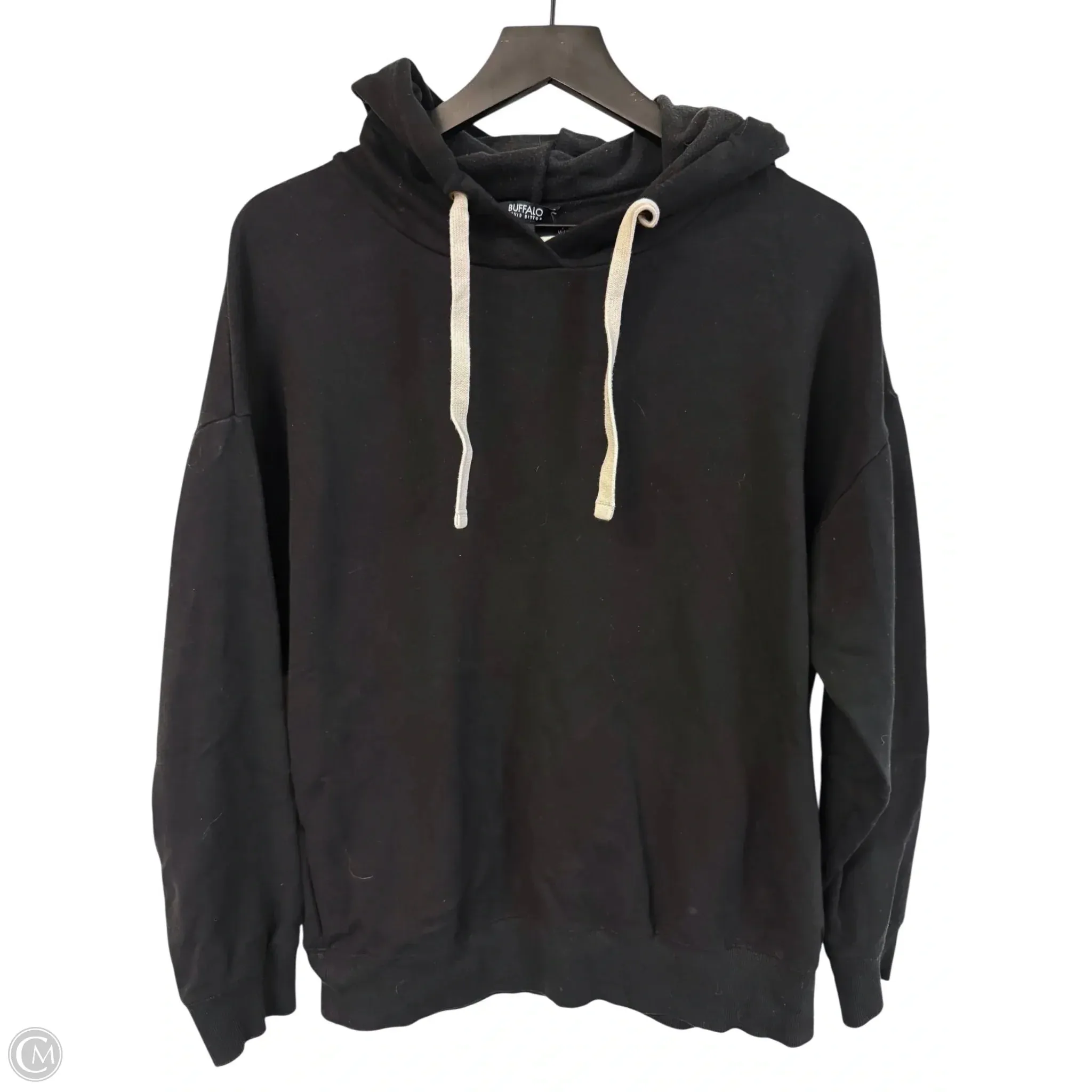 Sweatshirt Hoodie By Buffalo David Bitton In Black, Size: M Luxury Apparel AntiSnagTechnology