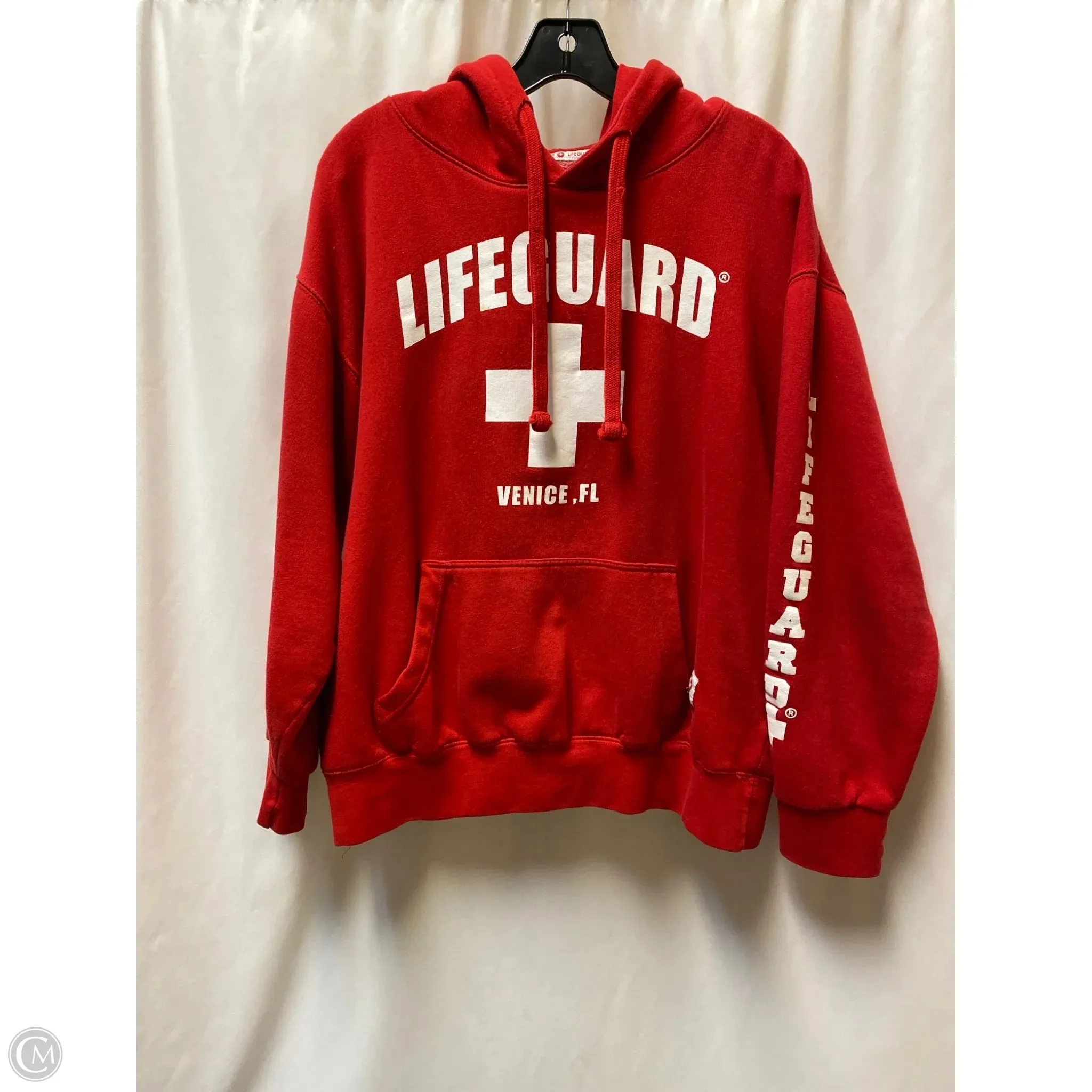Sweatshirt Hoodie By Clothes Mentor In Red, Size: M Sleek Style