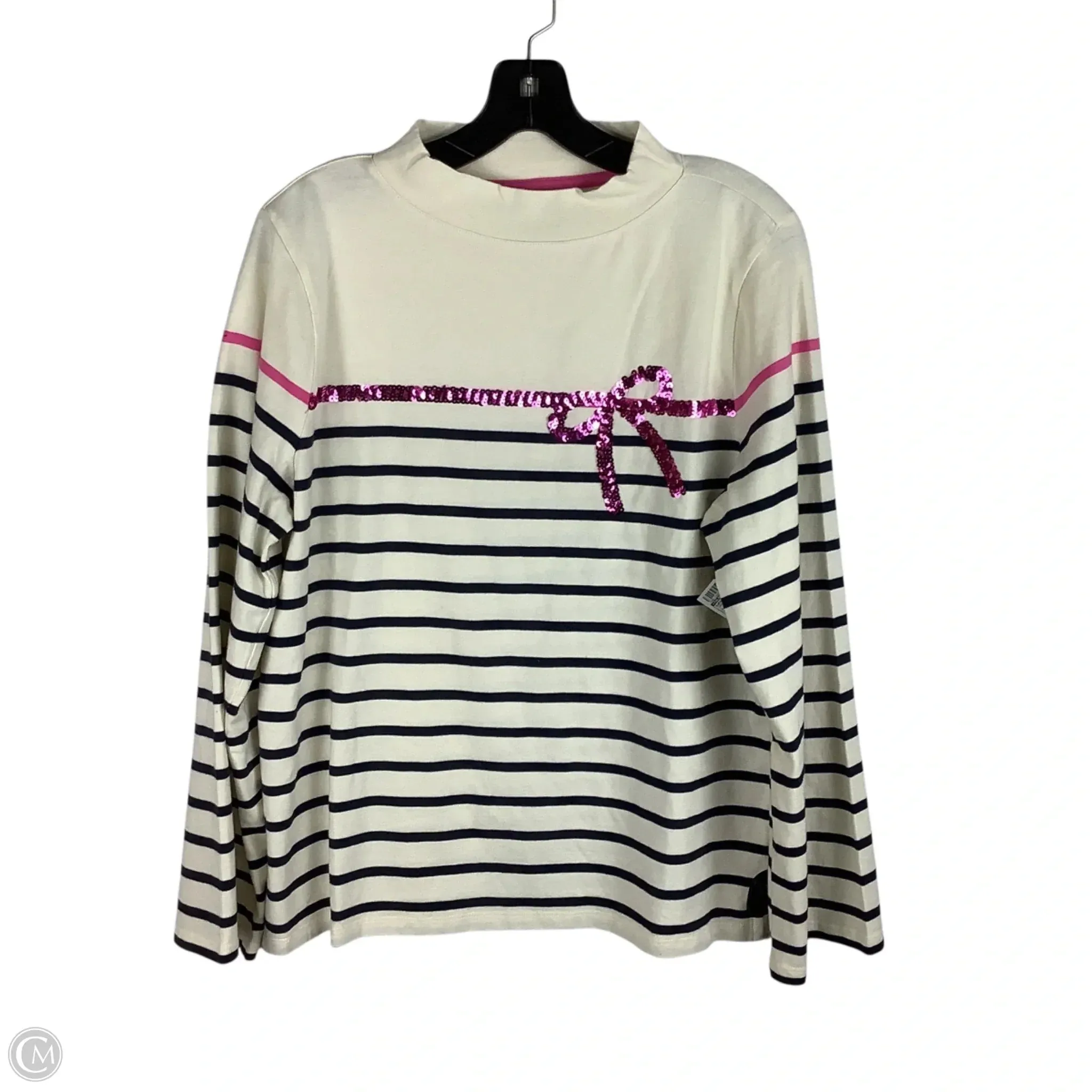 Sweatshirt Crewneck By Talbots In Cream, Size: L WaterRepellent Surface Future Edge