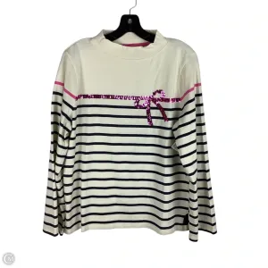 Sweatshirt Crewneck By Talbots In Cream, Size: L WaterRepellent Surface Future Edge
