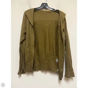 Vented Panels Sweatshirt Hoodie By Eileen Fisher In Green, Size: Xl