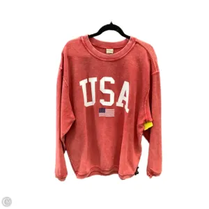 Transitional Clothing Sweatshirt Crewneck By Chicka-d In Red, Size: M