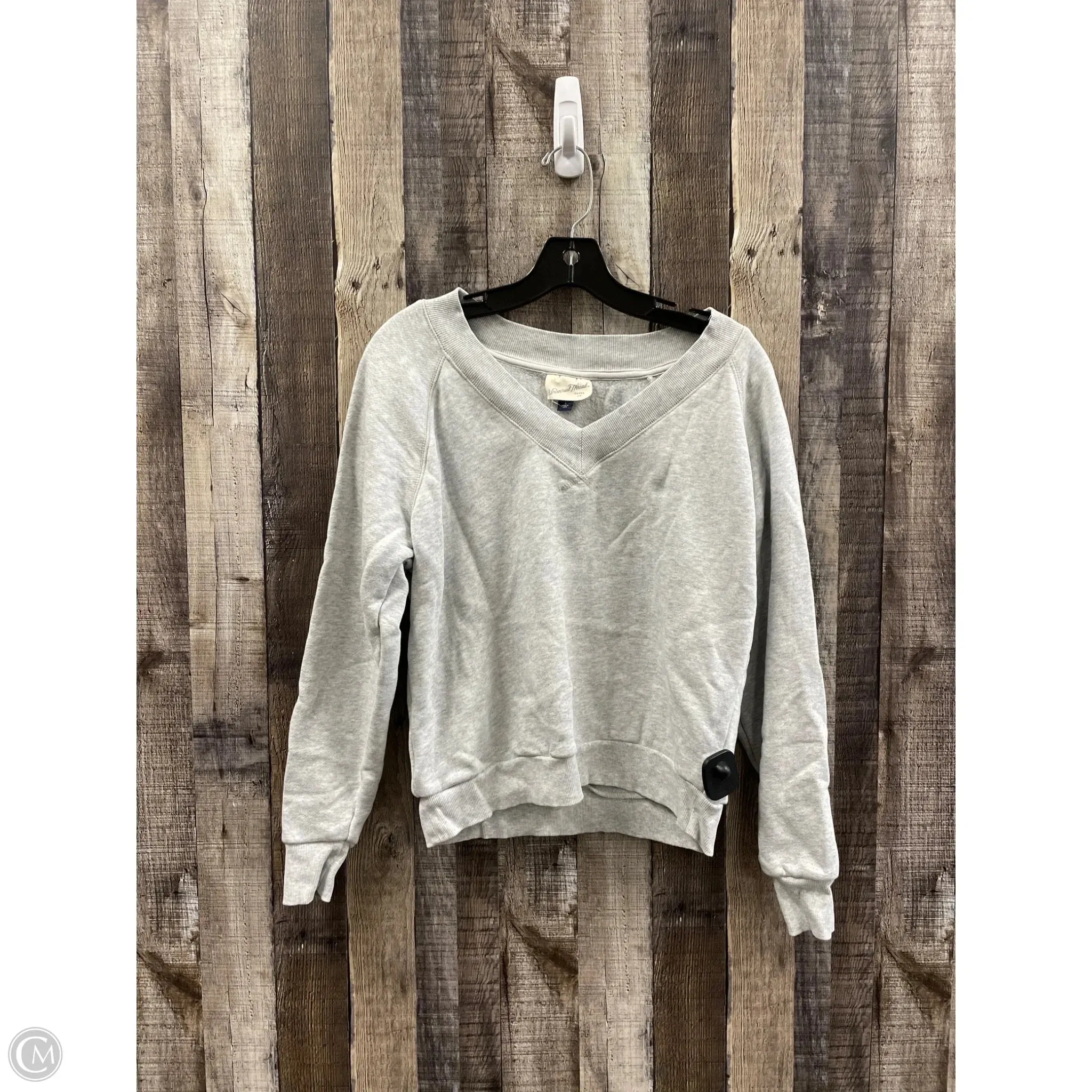 Comfort Fit Sweatshirt Crewneck By Universal Thread In Grey, Size: S