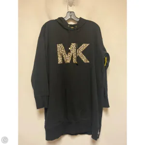 Sporty Gear Sweatshirt Hoodie By Michael By Michael Kors In Black & Brown, Size: Xl