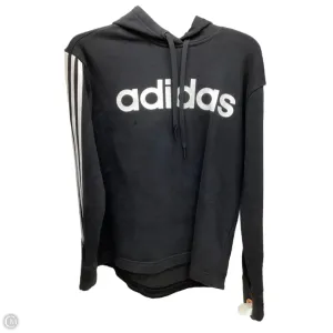 Sweatshirt Hoodie By Adidas In Black, Size: S WaterRepellent Finish